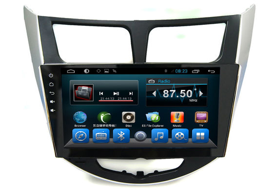 Porcellana Giocatore di navigazione di GPS del sistema radio di baccano di androide 2 video audio di Verna di accento dell'automobile automatica di Solaris fornitore