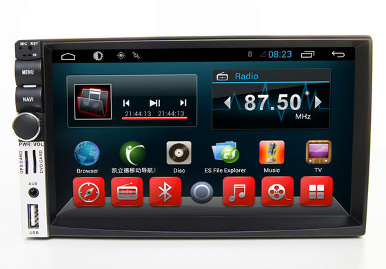 Porcellana Sistema di navigazione stereo di GPS dell'automobile del lettore DVD dell'autoradio di baccano 2 a 7 pollici fornitore