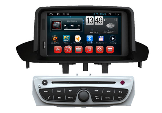 Porcellana Lettore DVD dell'automobile di baccano del doppio della radio TV di OS GPS di androide 4,4 per Renault Megane 2014 fornitore