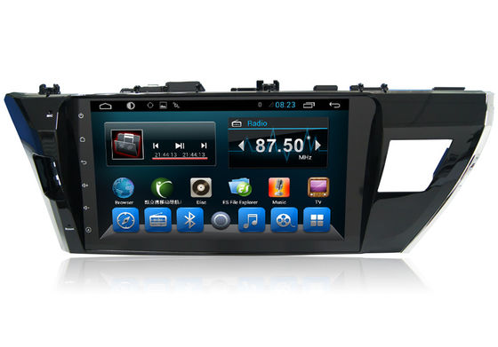Porcellana Multimedia centrali Toyota Corolla di TOYOTA GPS dell'automobile a 10 pollici di navigazione Asia 2014 fornitore
