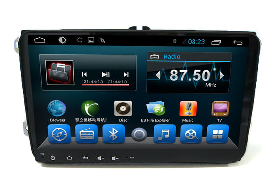 Porcellana Sistema di navigazione stereo di Volkswagen GPS di 2 di baccano del quadrato del centro multimedia dell'automobile per Tiguan fornitore