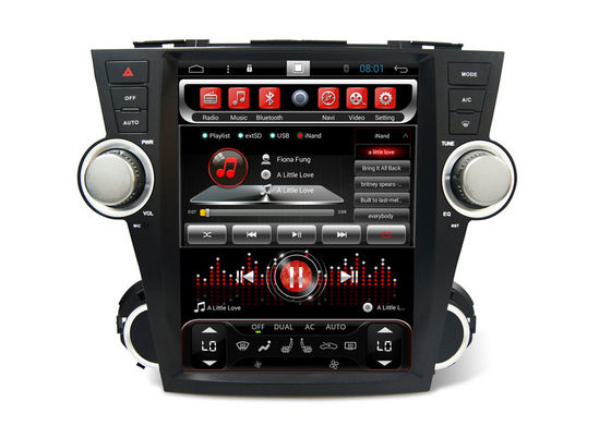 Porcellana Abitante degli altipiani scozzesi stereo 12,1 dell'unità di navigazione dei Gps di Bluetooth Toyota dell'automobile 2008 2012 fornitore