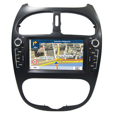Porcellana Lettore DVD di multimedia dell'automobile di navigazione di Peugeot 206 GPS con Android/sistema di Windows fornitore