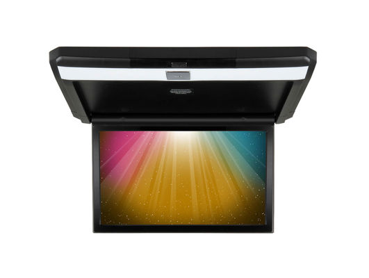 Porcellana Lettore DVD LCD del sedile posteriore dell'automobile del monitor del supporto del tetto 180° con USB/TF/IPS di pannello fornitore