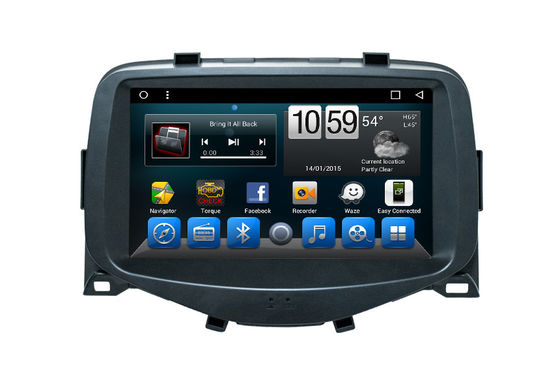 Porcellana Sistema di navigazione dell'automobile di multimedia, unità capa della radio di Android 8,1 per Toyota Aygo fornitore