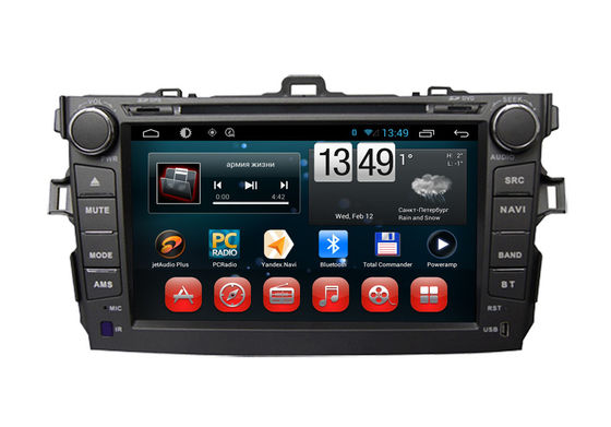 Porcellana Deviazione standard di USB della radio del lettore DVD SWC TV Bluetooth dell'automobile di androide di Corolla di navigazione di Toyota GPS fornitore
