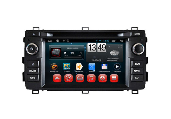 Porcellana Input SWC TV della macchina fotografica di retrovisore di navigazione di Toyota Auris GPS del lettore DVD di androide fornitore