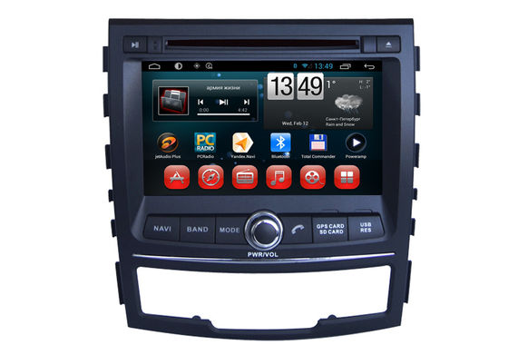 Porcellana Lettore DVD 3G WIFI SWC BT di androide del sistema di navigazione di GPS dell'automobile di Ssangyong Korando fornitore