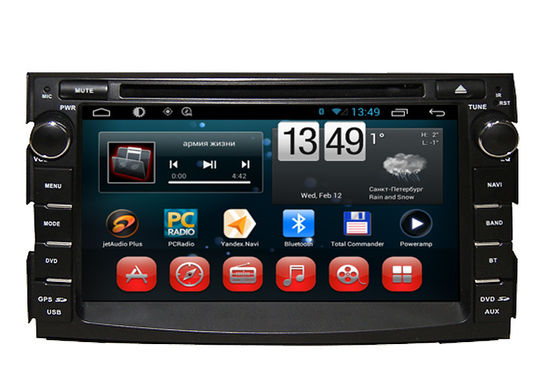 Porcellana La macchina fotografica di Bluetooth 3G Wifi di navigazione di multimedia di androide dell'automobile del lettore DVD di Kia Ceed ha introdotto la TV fornitore