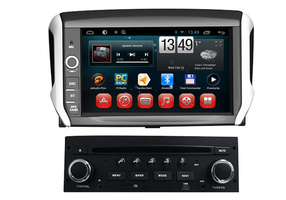 Porcellana Androide dual core 208 del sistema di navigazione di Peugeot un riproduttore di CD BT TV iPod di 2008 DVD GPS fornitore