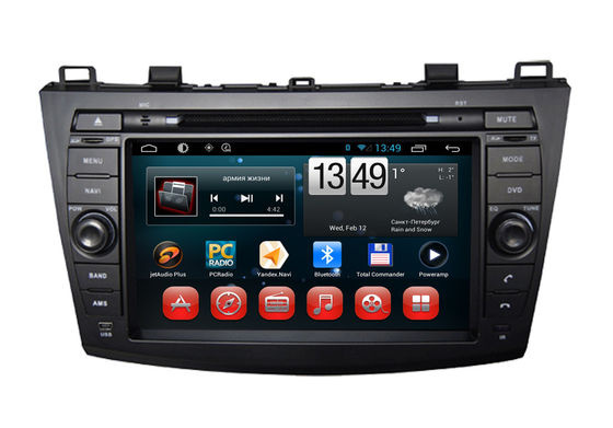 Porcellana Input di sostegno SWC della macchina fotografica del lettore DVD del sistema di navigazione di multimedia dell'automobile di androide di Mazda 3 fornitore