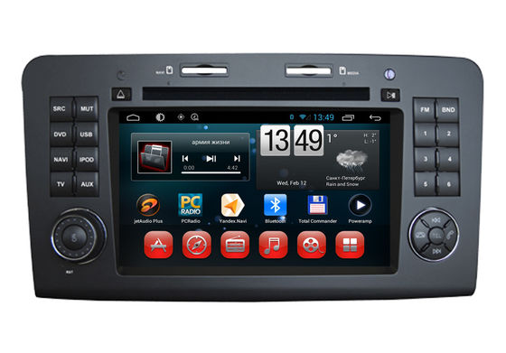 Porcellana Radio di BT IPOD TV del sistema di navigazione di multimedia dell'automobile di ml GL del BENZ di GPS del lettore DVD di androide fornitore