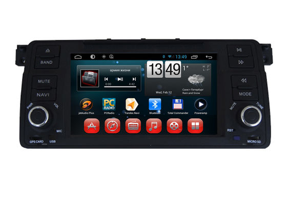 Porcellana lettore DVD centrale dell'automobile di 3G Wifi HD Multimidia GPS BMW E46 con controllo del volante fornitore