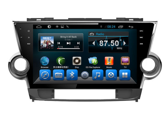 Porcellana Sistema di navigazione 2012 di Toyota del giocatore dell'automobile dell'abitante degli altipiani scozzesi audio con il monitor a 10.1 pollici fornitore