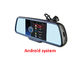 Monitor a 5 pollici dello specchietto retrovisore con navigazione di GPS e di DVR con il sistema di OS di androide fornitore