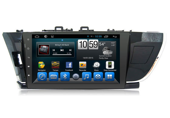 Porcellana Sistema stereo di grande del touch screen navigazione di Toyota GPS per Corolla 2014 fornitore
