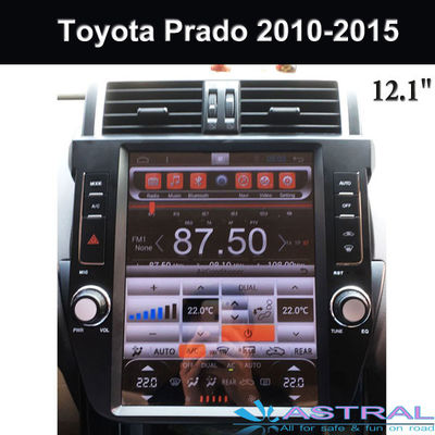 Porcellana Touch screen automobilistico Prado 2010 di Tesla di navigazione di Kitkat Toyota GPS di multimedia di Android 2015 fornitore
