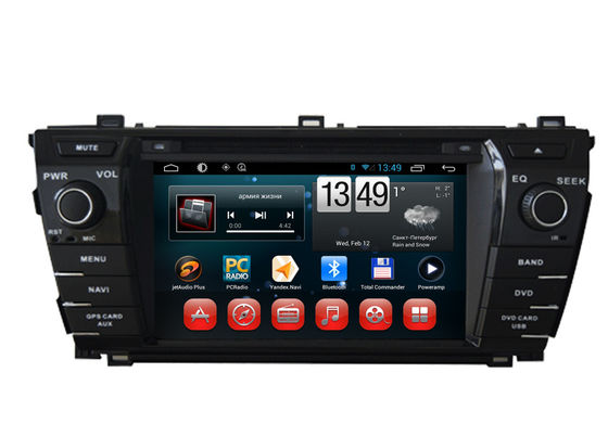 Porcellana Pannello 2014 di tocco del lettore DVD 7inch di androide di navigazione di Toyota Corolla GPS fornitore