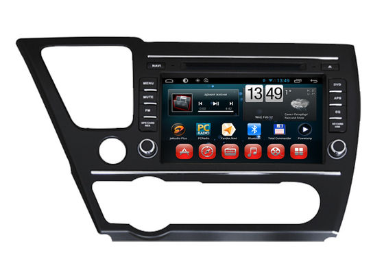 Porcellana Lettore DVD dell'automobile di androide del sistema di navigazione dell'input SWC Honda della macchina fotografica per la berlina civica 2014 fornitore