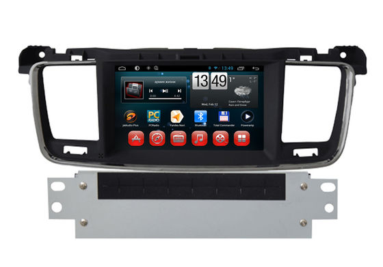 Porcellana Macchina fotografica DVD GPS IPOD TV BT di retrovisore della radio del sistema di navigazione di Peugeot di androide 508 fornitore