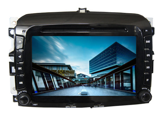 Porcellana L'autoradio in audio sistema di navigazione del dvd dei gps dell'automobile con lo schermo si è seduto il nav per Fiat 500 fornitore